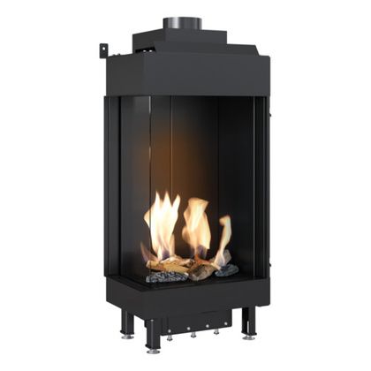 Газовая топка Kratki LEO/L/45/68/G20 с левым стеклом в Бердске